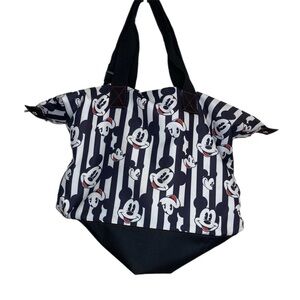 Disney black & white Mickey Mouse duffel bag